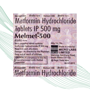 Melmet 500 - Strip of 20 Tablets