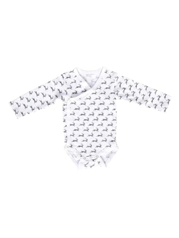 MOM'S HOME Organic cotton New Born Baby Unisex Onesie romper - Pack of 5 - Image 2
