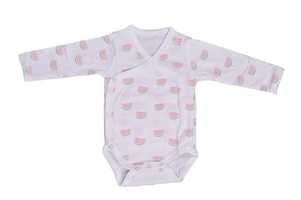 MOM'S HOME Organic cotton New Born Baby Unisex Onesie romper - Pack of 5 - Image 3