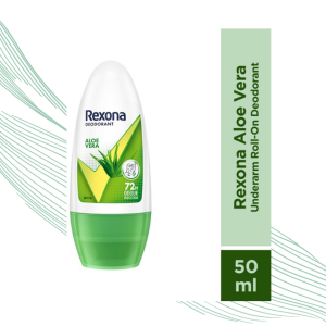 Rexona Aloe Vera Underarm Roll On Deodorant For Women, 50 ml