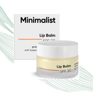 Minimalist Spf 30 Lip Balm With Ceramides & Hyaluronic Acid | Lip Protection & Nourishment | For Women & Men | 8 Gm, Off White