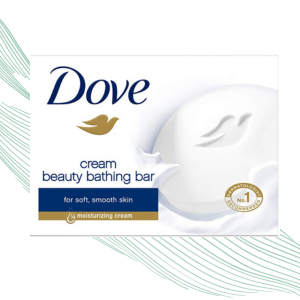 Dove Cream Beauty Bathing Bar With ¼ Moisturizing Cream To Give You Softer, Smoother Skin, 100 g