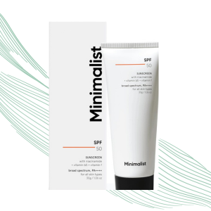 Minimalist Sunscreen SPF 50 PA++++,30g