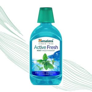 Himalaya Active Fresh Mint Mouthwash 215ml