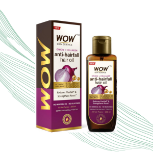 WOW Skin Science Onion & Collagen Anti-Hairfall Hair Oil,200ml