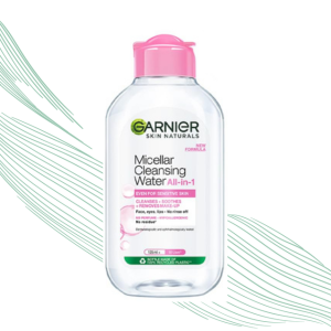 Garnier Skin Naturals, Cleansing Water, Hydrating & Soothing, Micellar Cleansing Water, 125 ml