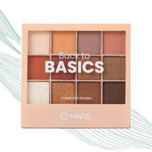 MARS 12 Shades Back to Basics Eyeshadow Palette with Free Applicator