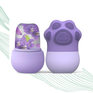 Ice Roller for Face with Scrubber