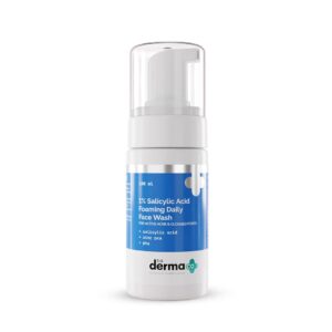the derma co 1% salicylic acid foaming daily face wash
