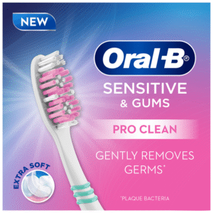 oral b sensitive & gums pro clean toothbrush dr205219 3