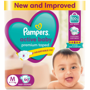 pampers active baby with comfortable fit ,size diaper medium dr210053 1