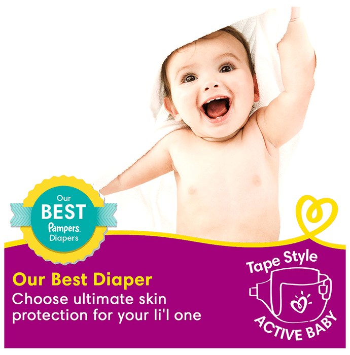 pampers active baby with comfortable fit , size diaper small dr210055 4 pampers active baby with comfortable fit , size diaper small dr210055 4