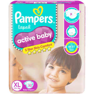 pampers active baby with comfortable fit , size diaper xl dr210057 1