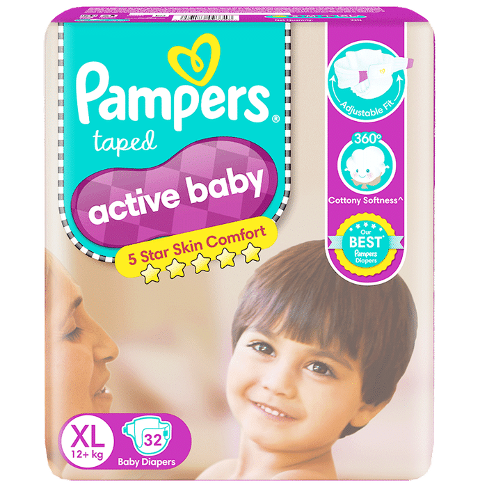 pampers active baby with comfortable fit , size diaper xl dr210057 1 pampers active baby with comfortable fit , size diaper xl dr210057 1