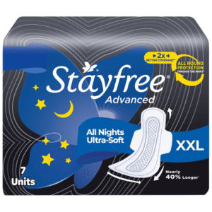 stayfree advanced all night ultra soft with wings pads xxl dr152697 1