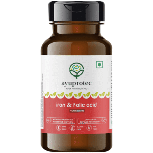ayurprotec iron & folic acid capsule dr018391 1